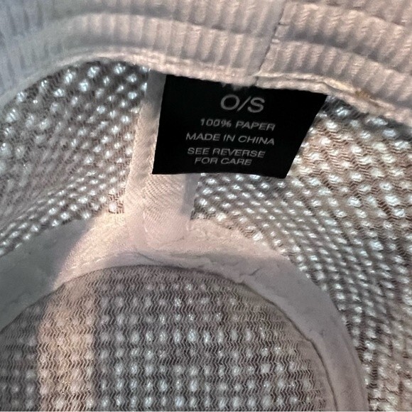 Woman’s black banded straw fedora hat - Picture 4 of 4